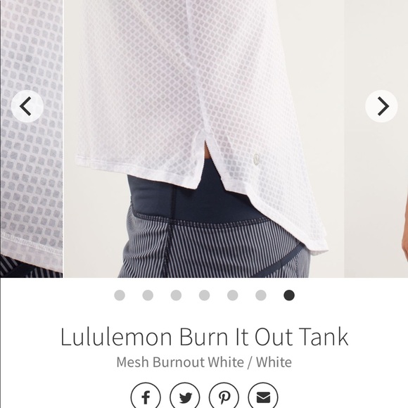 Lululemon tank burnt it out tank size 10 NWT - Picture 3 of 8
